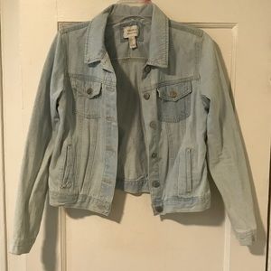 Light-wash denim jacket